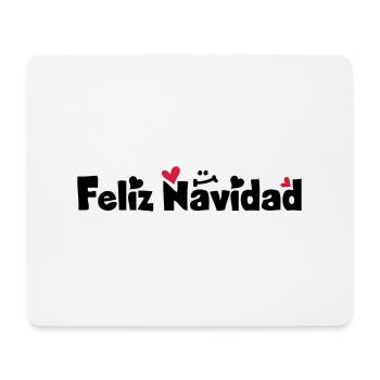 Feliz Navidad Frohe Weihnachten - Mousepad (Querformat) - Weiß - Vorne