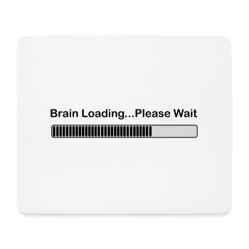 brainloading - Tapis de souris (format paysage) - blanc - Devant