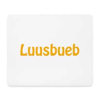 Luusbueb Schwiizertüütsch Dialecte insolent bébé body - Tapis de souris (format paysage) - blanc - Devant