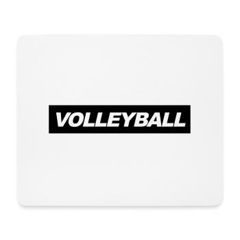 Volley-ball joueur de volley-ball - Tapis de souris (format paysage) - blanc - Devant