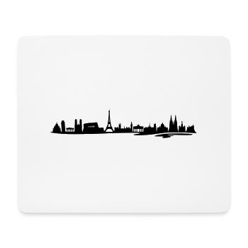 Skyline - Europa - Mousepad (Querformat) - Weiß - Vorne