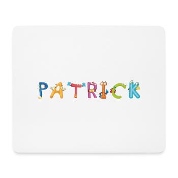 Patrick - Mousepad (Querformat) - Weiß - Vorne
