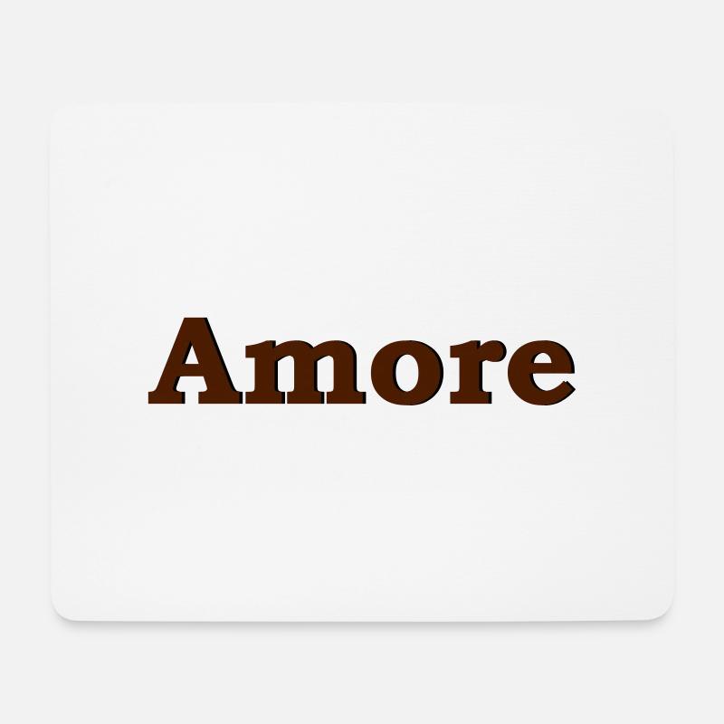 Amore - Mouse Pad (horizontal) - white