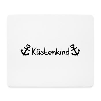Küstenkind - Mousepad (Querformat) - Weiß - Vorne