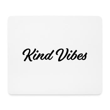 Kind Vibes - Tapis de souris (format paysage) - blanc - Devant