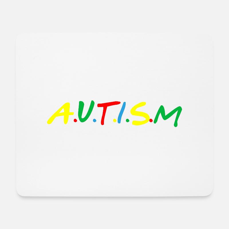 Autism - Mouse Pad (horizontal) - white