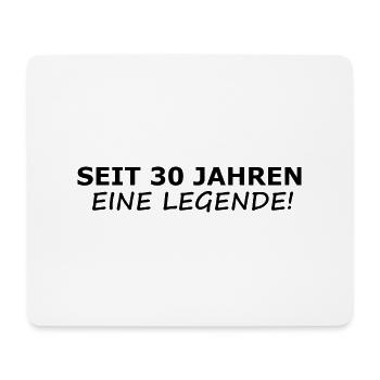 30. Geburtstag - Mousepad (Querformat) - Weiß - Vorne