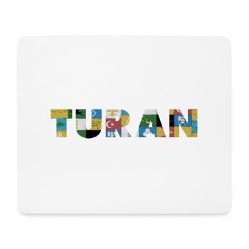 Turan - Mousepad (Querformat) - Weiß - Vorne