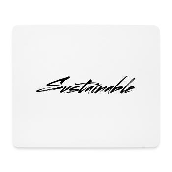 Sustainable Sustainability Gift Environmental Protection - Mouse Pad (horizontal) - white - Front