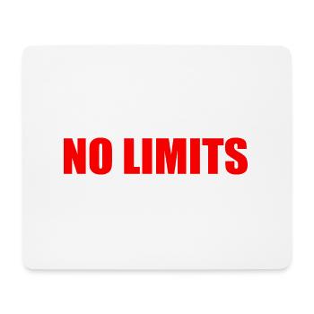 No limits - Tapis de souris (format paysage) - blanc - Devant