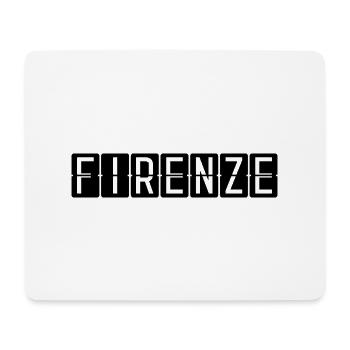 Panneau de l’aéroport de Florence - Tapis de souris (format paysage) - blanc - Devant