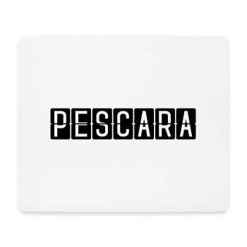 Panneau de l’aéroport de Pescara - Tapis de souris (format paysage) - blanc - Devant