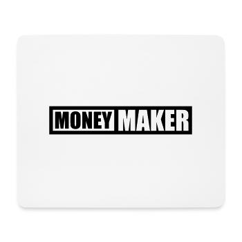 Logo Text Money Maker - Tapis de souris (format paysage) - blanc - Devant