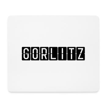 Görlitz Flughafentafel - Mousepad (Querformat) - Weiß - Vorne