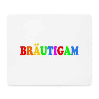 bräutigam - Mousepad (Querformat) - Weiß - Vorne