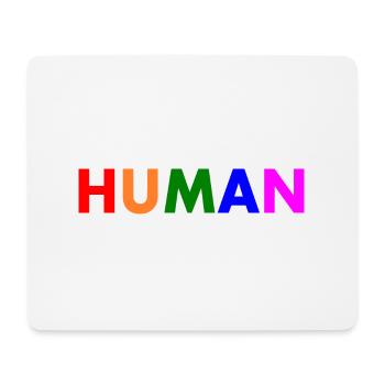 Human - Mouse Pad (horizontal) - white - Front