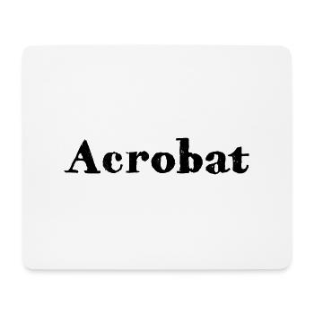 Retro Graphic Gymnast Gymnastics Acrobat Acrobatic - Mousepad (Querformat) - Weiß - Vorne