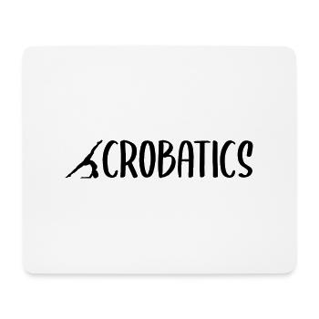 Retro Graphic Gymnast Gymnastics Acrobat Acrobatic - Mousepad (Querformat) - Weiß - Vorne
