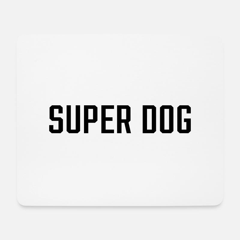 Hund Dog - Mousepad (Querformat) - Weiß