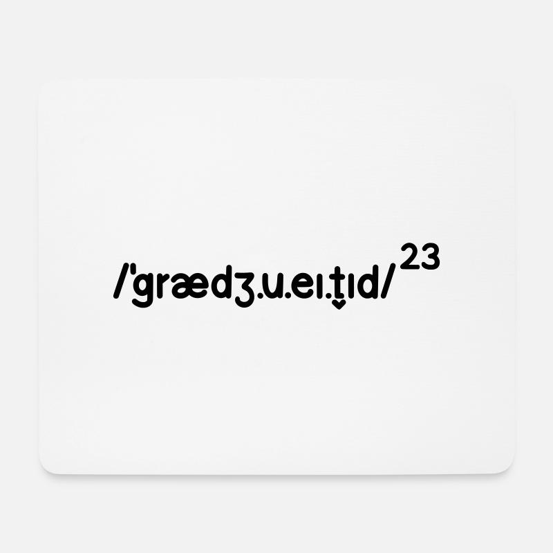 Abitur 2023 - Mousepad (Querformat) - Weiß