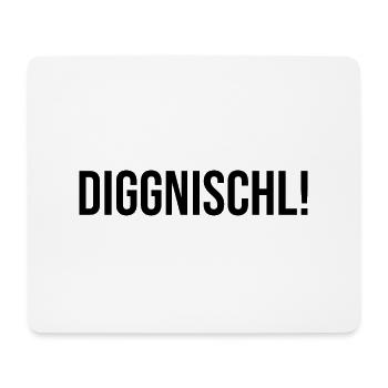 Erzgebirge Sachsen Dickkopf Spruch Mundart - Mousepad (Querformat) - Weiß - Vorne