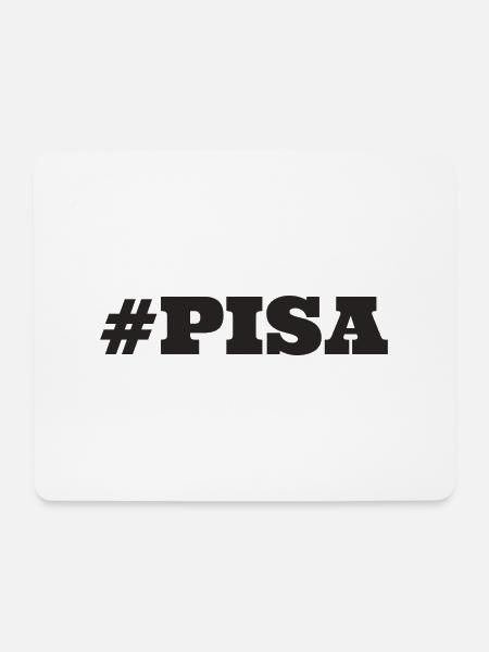 #Pisa Italien - Mousepad (Querformat) - Weiß