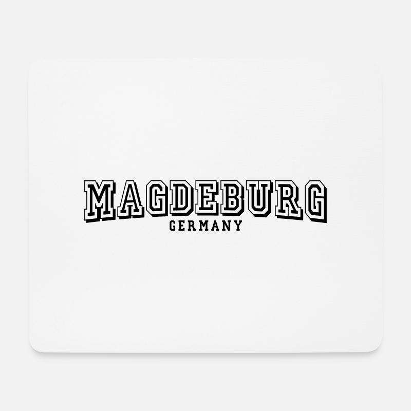Magdeburg - Mouse Pad (horizontal) - white