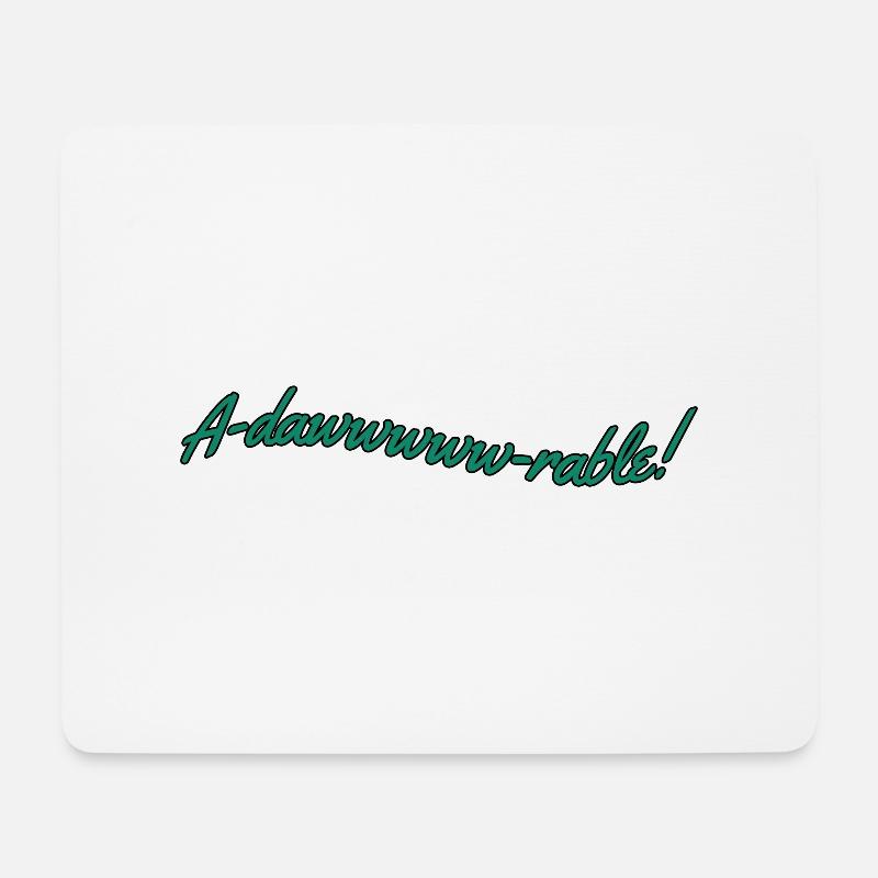 Adawwwrable - Mouse Pad (horizontal) - white
