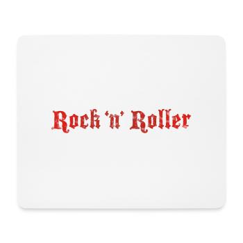 Rock n Roller Distressed - Mouse Pad (horizontal) - white - Front