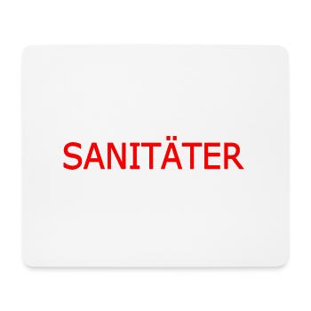 sanitäter - Mousepad (Querformat) - Weiß - Vorne