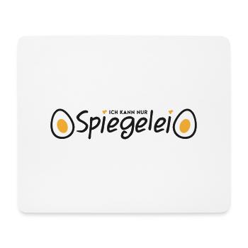 Spiegelei - Mousepad (Querformat) - Weiß - Vorne