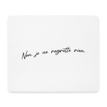self-assured - Mouse Pad (horizontal) - white - Front