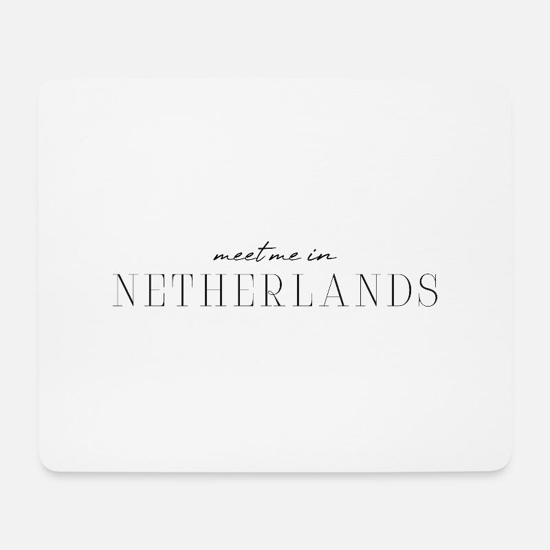 Ich liebe Niederlande - Mousepad (Querformat) - Weiß