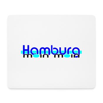 Hamburg Moin Moin blueblue - Mousepad (Querformat) - Weiß - Vorne