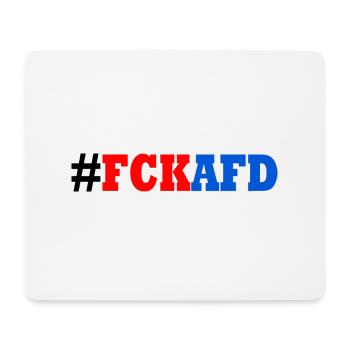 Fck afd - Mousepad (Querformat) - Weiß - Vorne