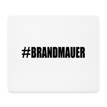 brandmauer - Mousepad (Querformat) - Weiß - Vorne