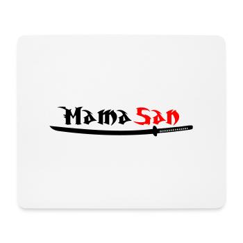 Mama San - Mousepad (Querformat) - Weiß - Vorne