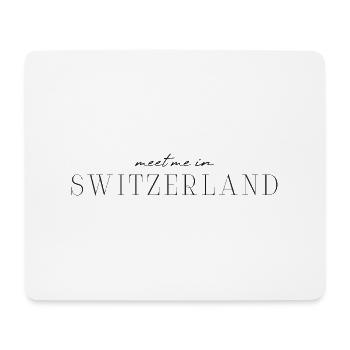 Schweiz Panorama T-Shirt - Mousepad (Querformat) - Weiß - Vorne