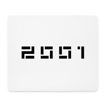 Year of Birth Birthday Born In - Made in 2001 - Mouse Pad (horizontal) - white - Front