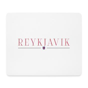 Reykjavik, Iceland Style Design T-Shirt - Mouse Pad (horizontal) - white - Front