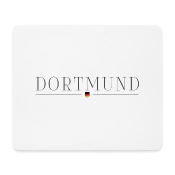 Dortmund Allemagne Elegance Style Design T-Shirt - Tapis de souris (format paysage) - blanc - Devant