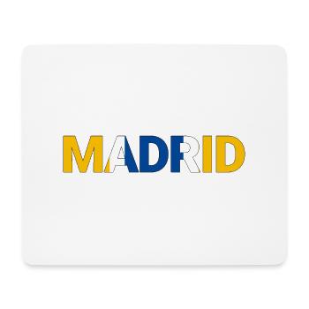Madrid - Tapis de souris (format paysage) - blanc - Devant