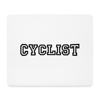 Cyclist - Mouse Pad (horizontal) - white - Front