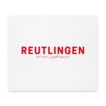 Reutlingen T-Shirt – Für echte Fans - Mousepad (Querformat) - Weiß - Vorne