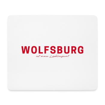 Wolfsburg T-Shirt – Perfect for Fans - Mouse Pad (horizontal) - white - Front
