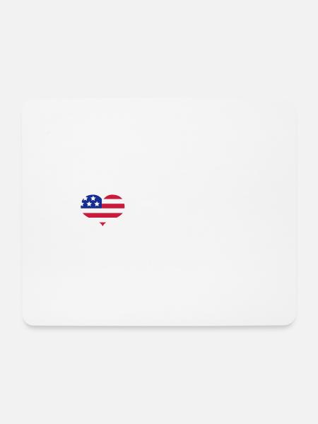 I Heart Obama - Mousepad (Querformat) - Weiß