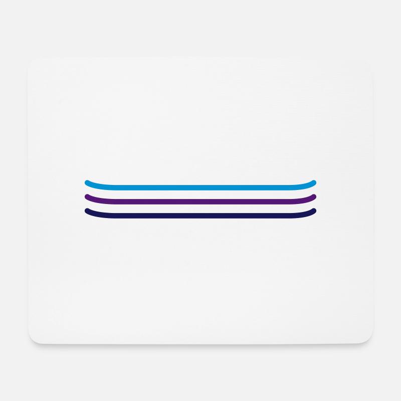 Snowboards - Mousepad (Querformat) - Weiß