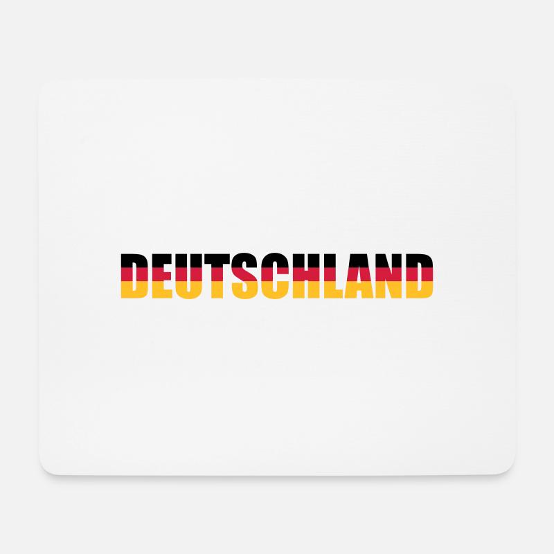Deutschland - Mousepad (Querformat) - Weiß