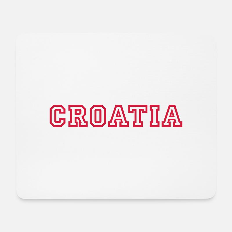 Croatia - Kroatien - Hrvatska - Mousepad (Querformat) - Weiß