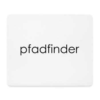 pfadfinder-Schriftzug - Mousepad (Querformat) - Weiß - Vorne